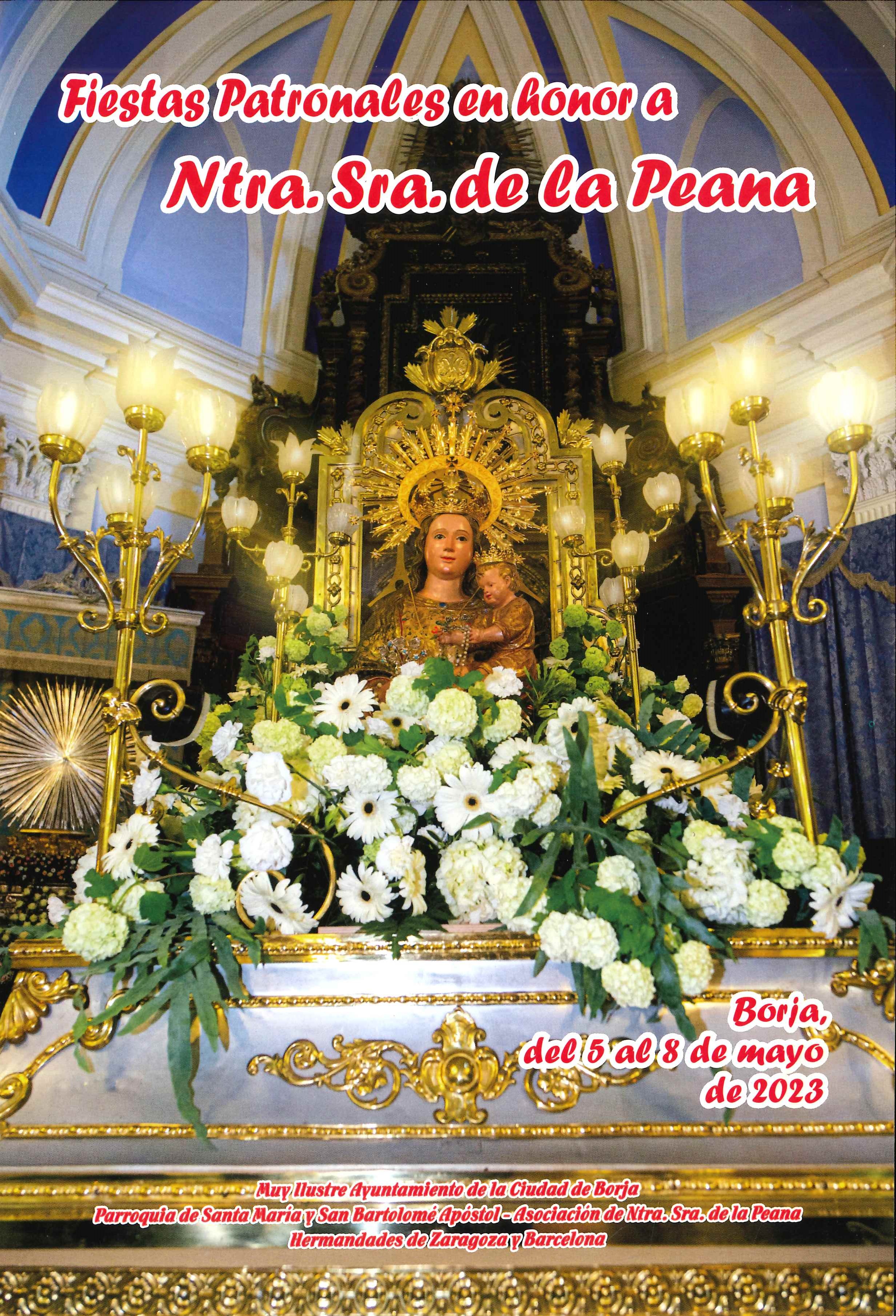 Fiestas patronales en honor a Nuestra Señora de la Peana 2023 Borja